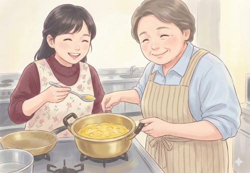 料理風景（イラスト）